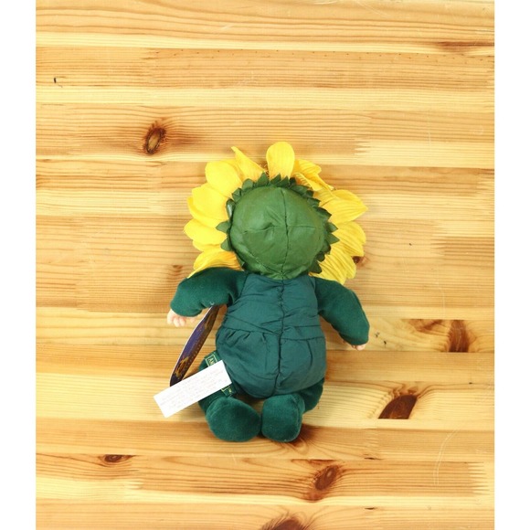 New Anne Geddes Sunflower 7" Baby Small Plush Doll Play Toy - Picture 2 of 3